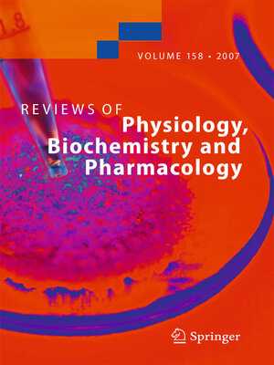 cover image of Reviews of Physiology, Biochemistry and Pharmacology 158